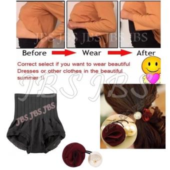 JBS Slim Pant Celana Korset - Munafie Celana Pelangsing Tubuh (All Size ) - Hitam- Jepitan Rambut Cantik - Jepitan Rambut Mutiara