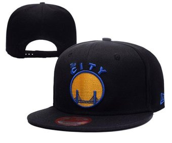 Men's Basketball Sports Hats NBA Golden State Warriors Women's Snapback Caps Fashion Adjustable Outdoor Sunscreen Bone Ladies Simple Black - intl