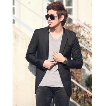 blazer pria korean style stylish in black