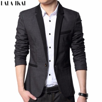 Jas Premium - Jas Pria Blazer Grey Black List