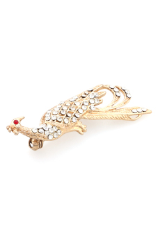 1901 Jewelry Bird Brooch 2047 - Bros Wanita - Gold