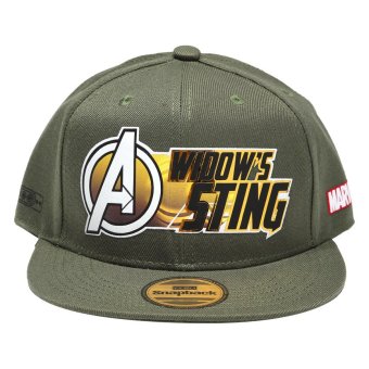 Marvel Snapback The Avengers Sting Cap Green Hijau