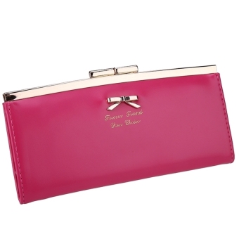 Long Lady Purse Womens Clutch Card Coin Holder Wallet 5 ColorsPink - Intl - intl