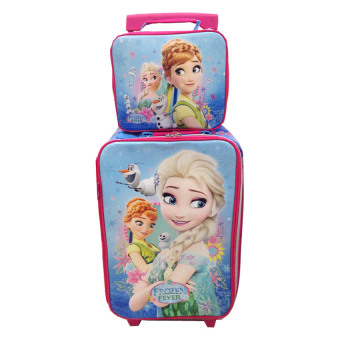 BGC Disney Frozen Fever Anna Elsa Tas Koper Dengan Lunch Bag Frozen Sponge Anti Air