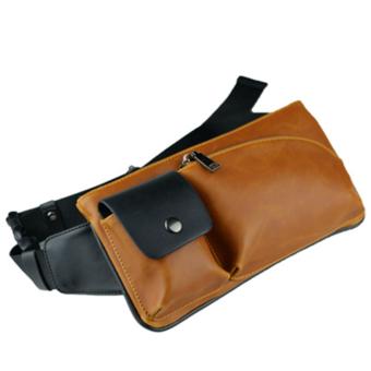 Men's Chest Bag Messenger Bag Sports Bag Leisure Pockets Male Bag Shoulder Bag Purse Cigarettes Mobile Phone - intl
