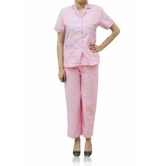 Baju Suster Celana Panjang Size L - Pink