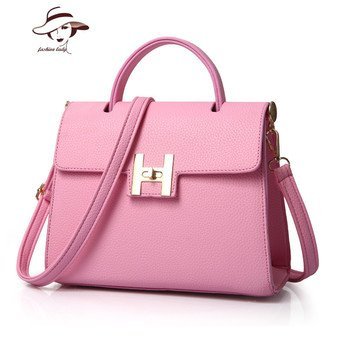 Famous Brand Handbags Female Designer Handbags High Quality Luxury Women H Word Bag Hasp Leather Handbag Women Tote Bags Bolsos - intl