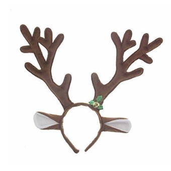 Reindeer Antlers Headband Christmas and Easter Party Headbands (Coffee) - intl