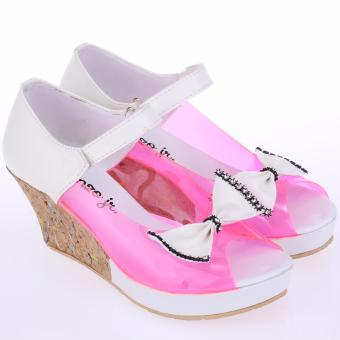 Catenzo Sepatu Slip On Anak Perempuan - Pink Kombinasi