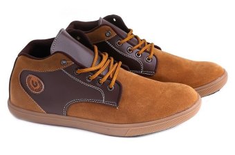 Garucci GNA 1191 Sepatu Sneaker Pria (Coklat Kombinasi)