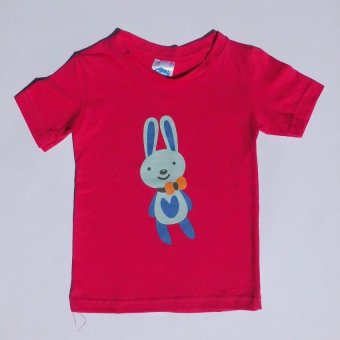 Q-tee Rabbit T-shirt - Pink
