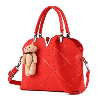 Tas Fashion Women's High Quality Handbag with Bear HBBEAR0888 PURP - Tas fashion Wanita