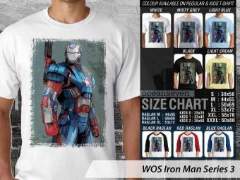 T Shirt Kaos Distro Wos Iron Man Series 3