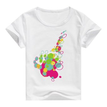 DMDM PIG Short Sleeve T-Shirts For Gils Kids Clothes DP0087 