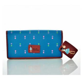 Jims Honey - Dompet Fashion - Dolly Floral Wallet - Navy