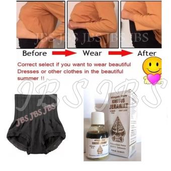 JBS Slim Pant Celana Korset - Munafie Celana Pelangsing Tubuh (All Size ) - Hitam - Minyak Oles Wayang Khusus Jerawat 30ml