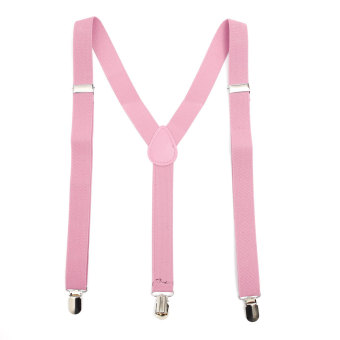 Unisex Elastic Y-Shape Braces Mens Womens Adjustable Clip-on Suspenders W1ES - intl