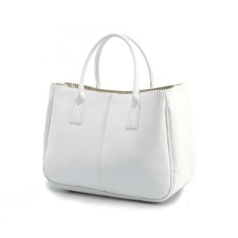 TF Women Tote Bags PU Fashion trends Female bag(White) - intl