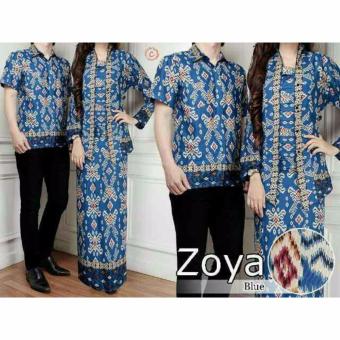 Batik Couple Zoya Ez - Biru