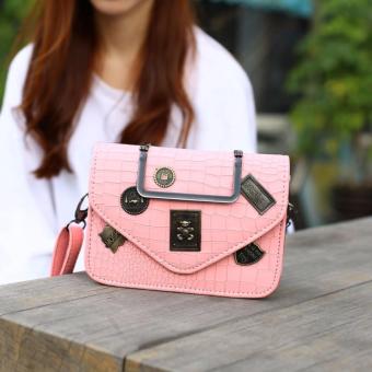 Tas Fashion Import - Hand Bag - High Quality - PU Leather - 1812 - Pink