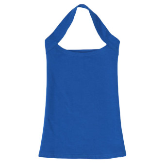 Hanyu Summer Pure Cotton Strap Vest Wipes Bosom Blue