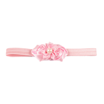 Fancyqube Children's Hairband Hair Ornaments Rosebuds Plus Pearl 1 - intl