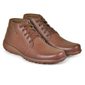 Cbr Six Abc 009 Sepatu Casual/Formal Boots Pria-Sintetis-Bagus Dan Elegan ( Coklat )