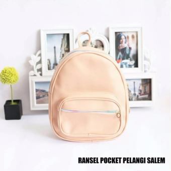 Bag Girls - Ransel Wanita - Ransel Pocket Pelangi -Salem-