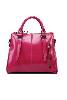 European and American Style Fashion Top-Handle Bag 1001 (Rose Red)