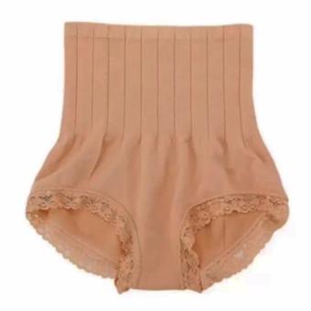 Munafie - Slim Pant Korset Japan Pelangsing Celana - Brown
