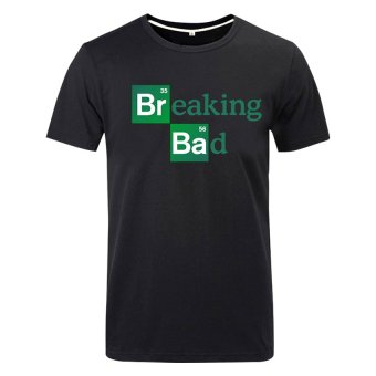 Cosplay Men's AMC Breaking Bad Logo T-Shirt (Black)