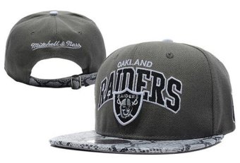Caps Fashion Oakland Raiders Hats Women's Men's Snapback Sports Football NFL Sports Simple Beat-Boy Newest All Code Sun Grey - intl