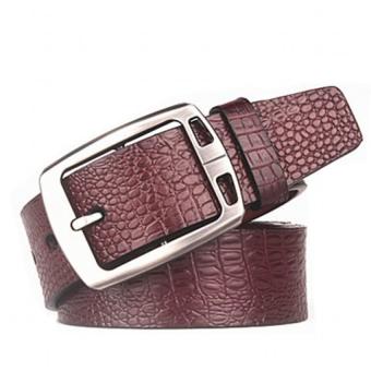 New Style Man's Genuine Leather Jeans Casual Belt MBT1610-2 coffee