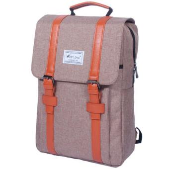 AD NK FASHION Men's Fashion Canvas Classic Backpack (Pink) - Intl