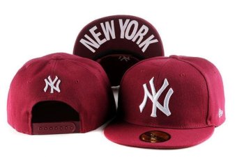 Men's Baseball Sports Hats Fashion Women's Snapback Caps MLB New York Yankees Cap New Style Sports Embroidery Hip Hop Boys Red - intl