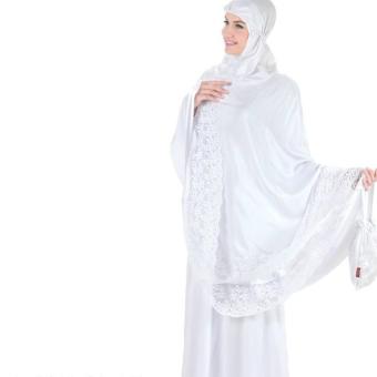 Belvanian Mukena Fashion Shiva 047 - Silky Cotton - White