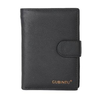 Fashion Brand Men's The New Multi-function Certificates Multi-card Package Genuine Leather Wallet - intl