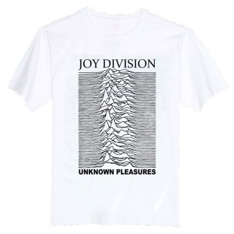 Joy Division Unknown Pleasures Rock Band 100% Cotton O Neck Camiseta Unisex Short Sleeve T Shirt