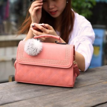 Tas Fashion Import - Hand Bag - High Quality - PU Leather - 1810 - Pink