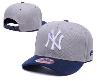 Snapback Baseball New York Yankees Women's Fashion MLB Sports Hats Men's Caps Hip Hop Casual All Code Beat-Boy Sports Hat Grey - intl