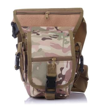 Naoki Fashion Multifunction Outdoor Sport Leg Bag Canvas Waist Bag Money Belt Fanny Pack （Camouflage） - intl