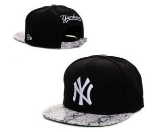 MLB Sports Caps Men's Hats Women's New York Yankees Fashion Snapback Baseball All Code Simple Summer Ladies Beat-Boy Sunscreen Black - intl