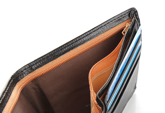 Desain dompet pria merek PU hitam - International