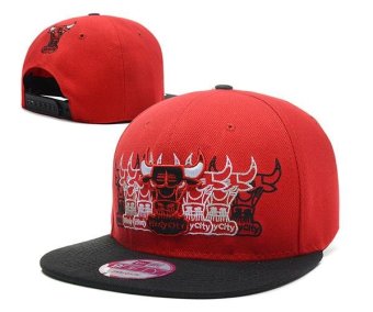 Men's Basketball Hats Caps Women's Sports NBA Snapback Fashion Chicago Bulls All Code Girls New Style Beat-Boy Hip Hop Casual Red - intl