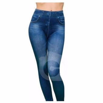 Legging Jeans Pelangsing Jeans Ketat, Sexy Jeans (biru)