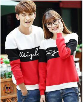 Jakarta Couple Jaket Pasangan / Sweater Couple Wisdom Merah