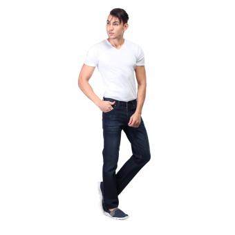 Inficlo Celana Jeans Pria/jeans best seller/celana pria/fashion pria SLXx302 Hitam