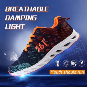 361° Spring and Summer New Running Shoes Men's Sports Shoes Light Breathable Damping Casual Shoes - intl