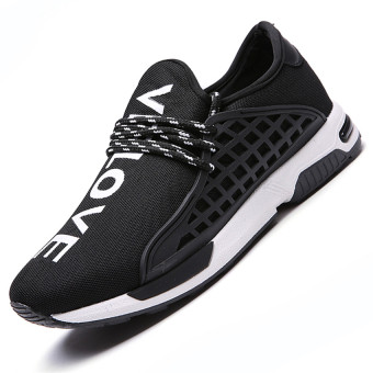 Seanut Men's Sports Casual Shoes (Black)