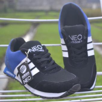 Sepatu Running Sport Addas Neo City Racer - Blue Black